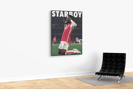Bukayo Saka "Starboy" - Canvas