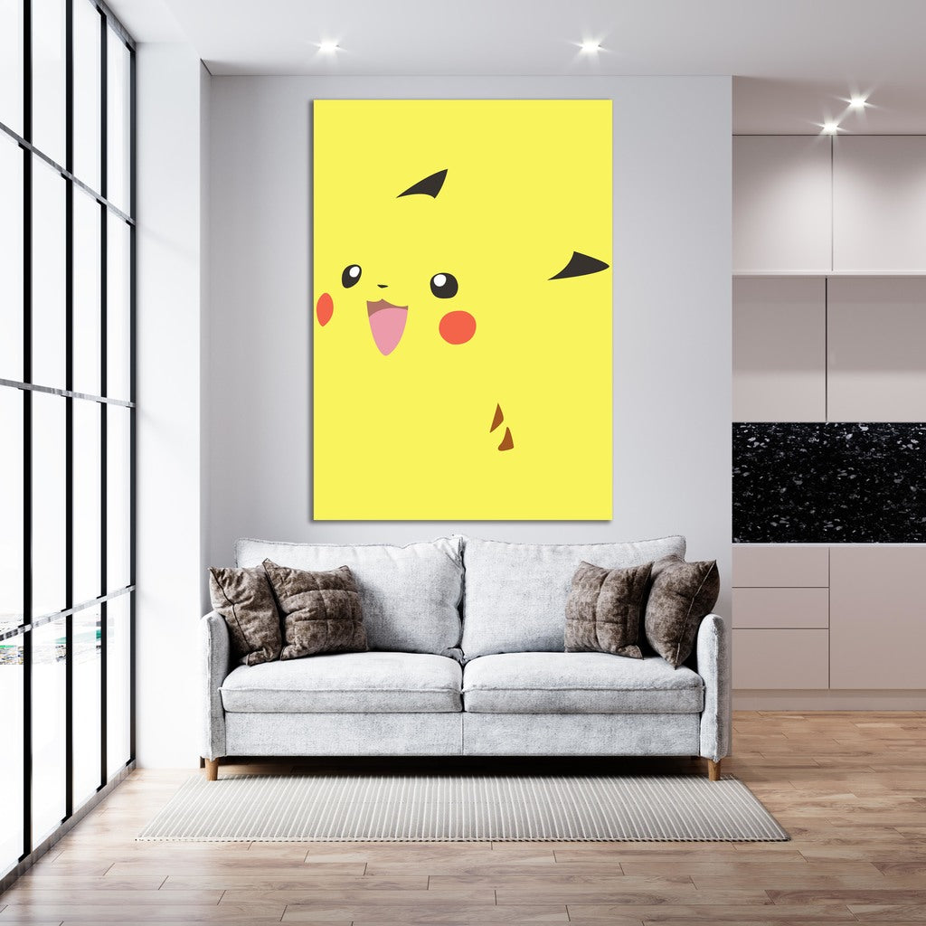 Yellow Pikachu - Canvas