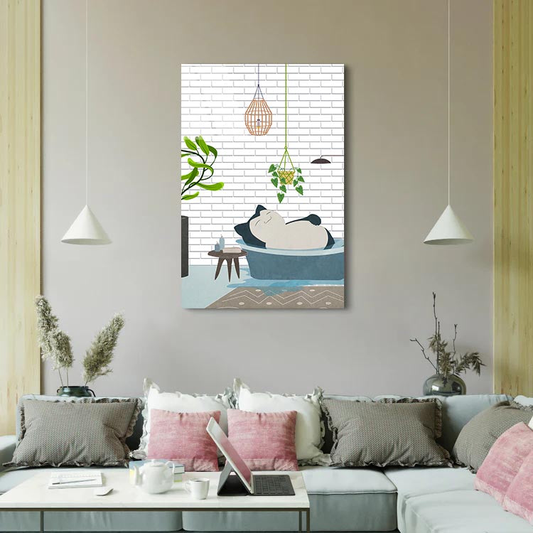Snorlax in a Tub - Glass