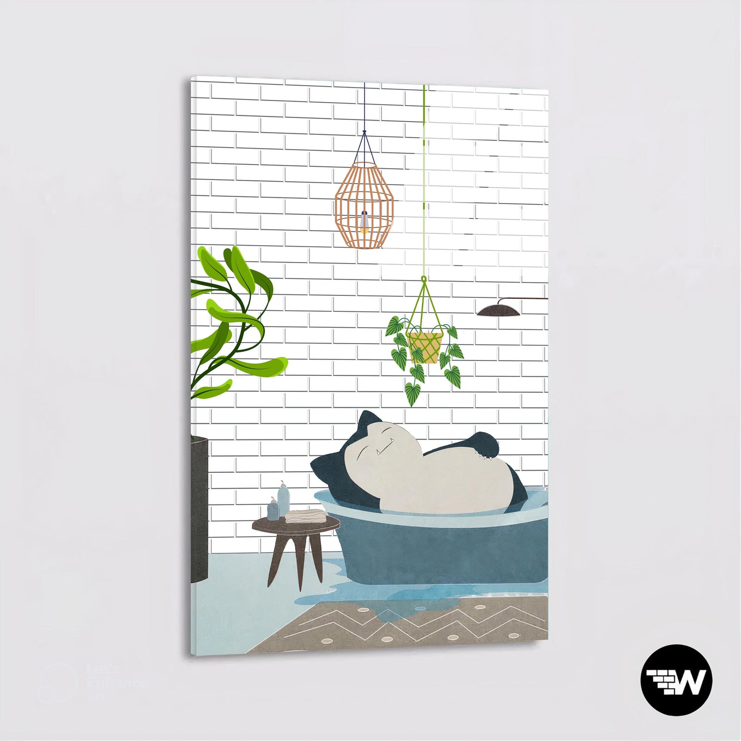 Snorlax in a Tub - Glass