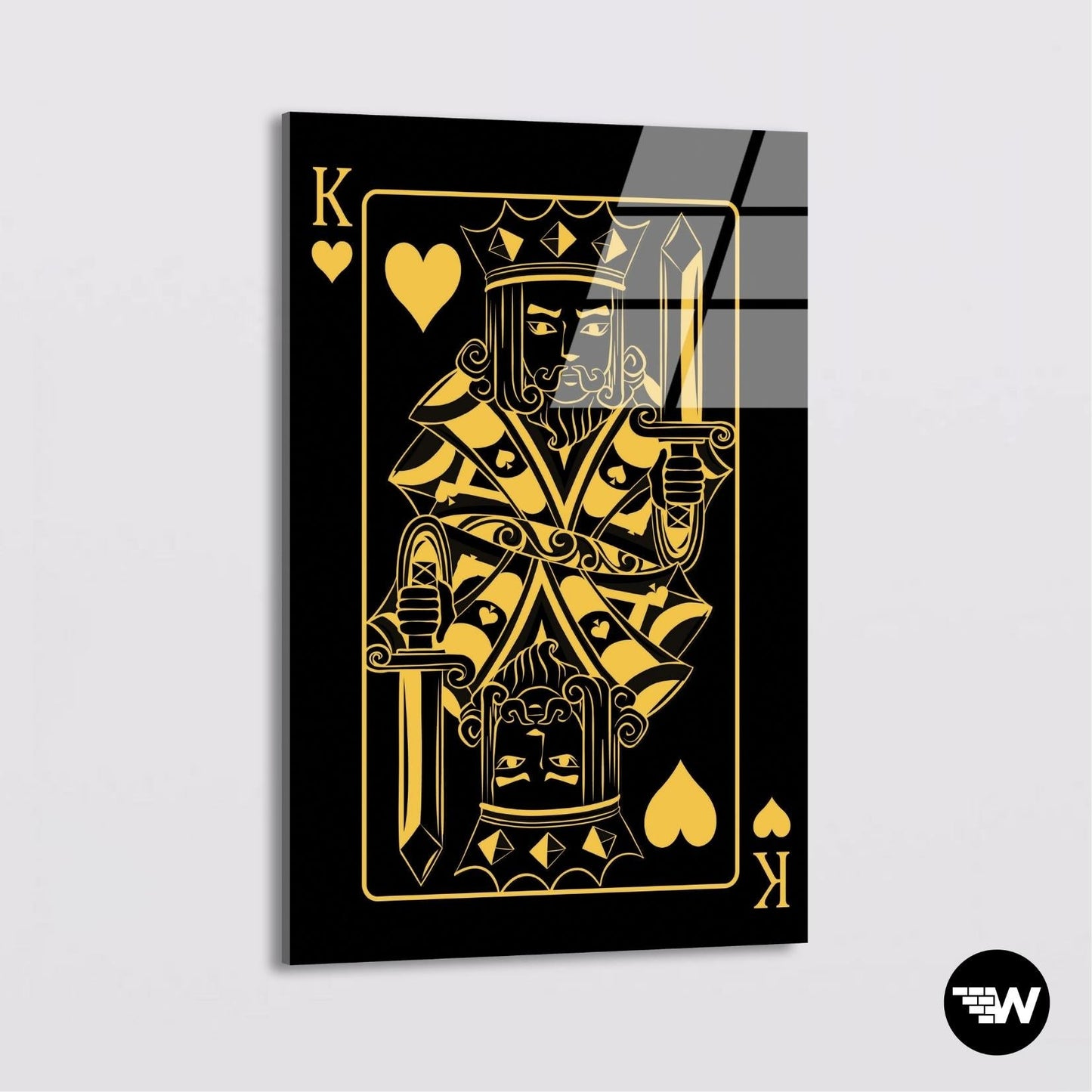 KING CARD - Glass