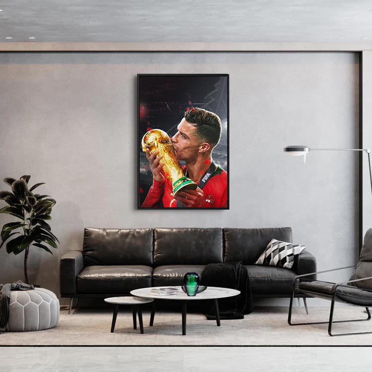 Ronaldo World Cup Victory - Soccer - Poster