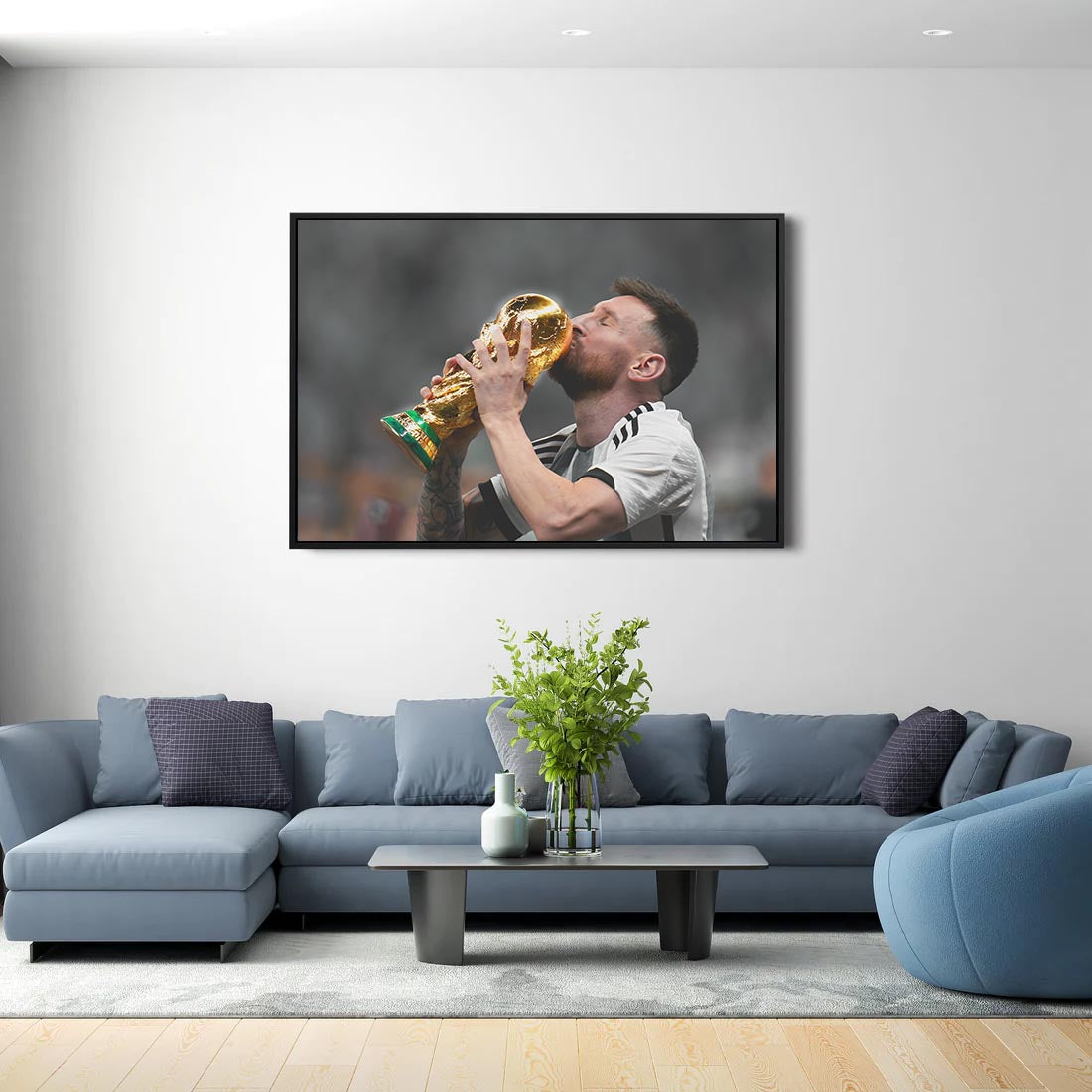 Messi's World Cup Triumph - Soccer - Poster