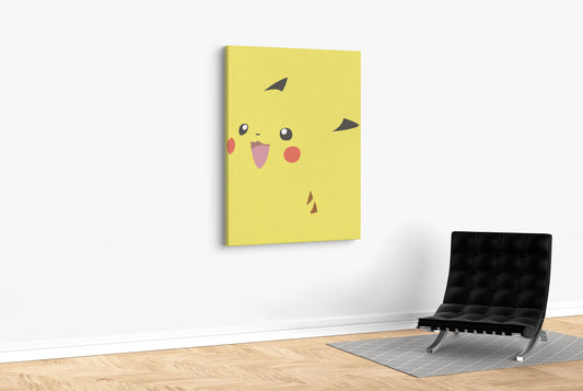 Yellow Pikachu  - Canvas