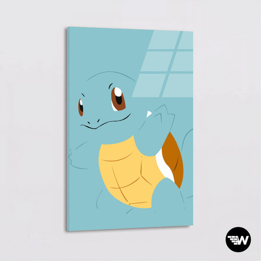 Teal Squirtle  - Glass