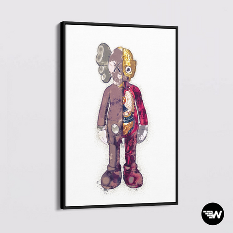 BEARBRICK - HALF HUMAN