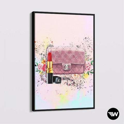 Pink Bag - Love - Poster