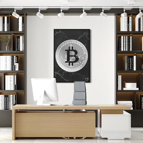 MARMER - ZILVER SHINE BITCOIN - Poster