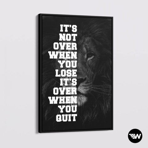 DON'T QUIT LION - Poster