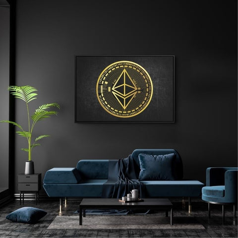 ETH - Gold - Canvas