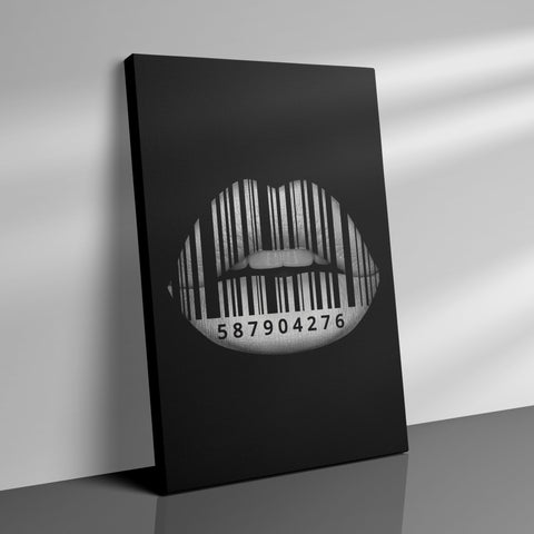 Lips - Barcode - Poster