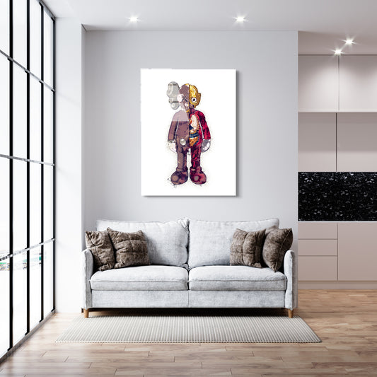 BEARBRICK - HALF HUMAN