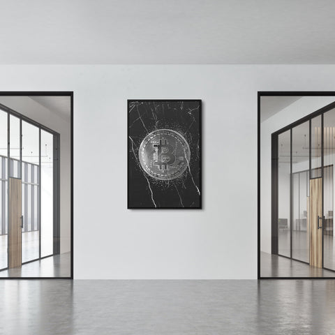 MARMER - ZILVER BITCOIN - Poster