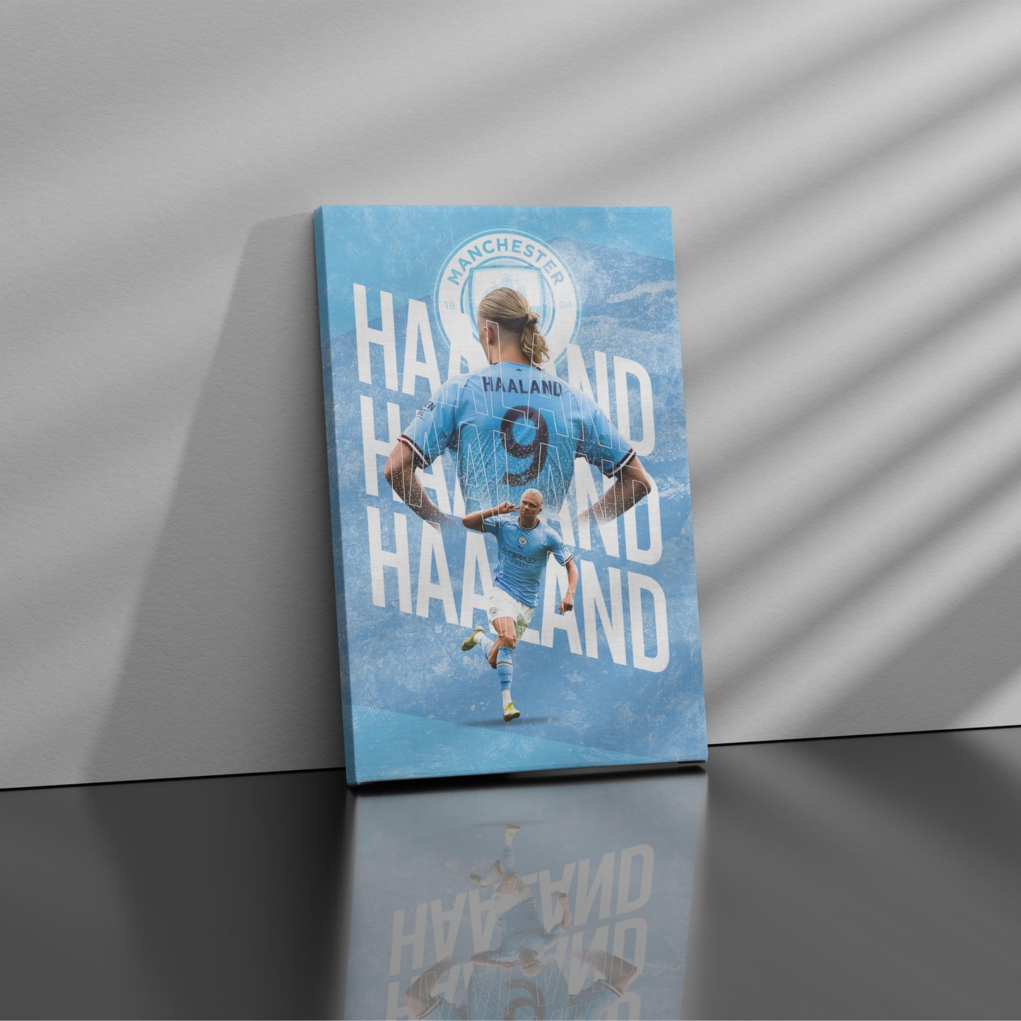 Haaland's Signature Run - Soccer - Canvas