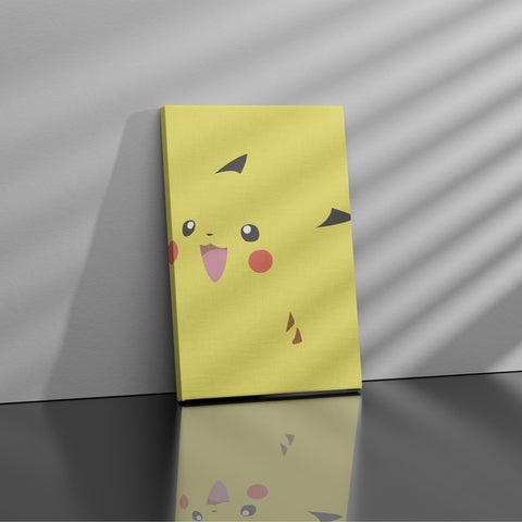 Yellow Pikachu - Pokemon - Canvas