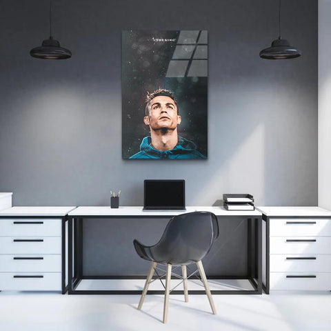 Cristiano Ronaldo 'The King' - Soccer - Glass