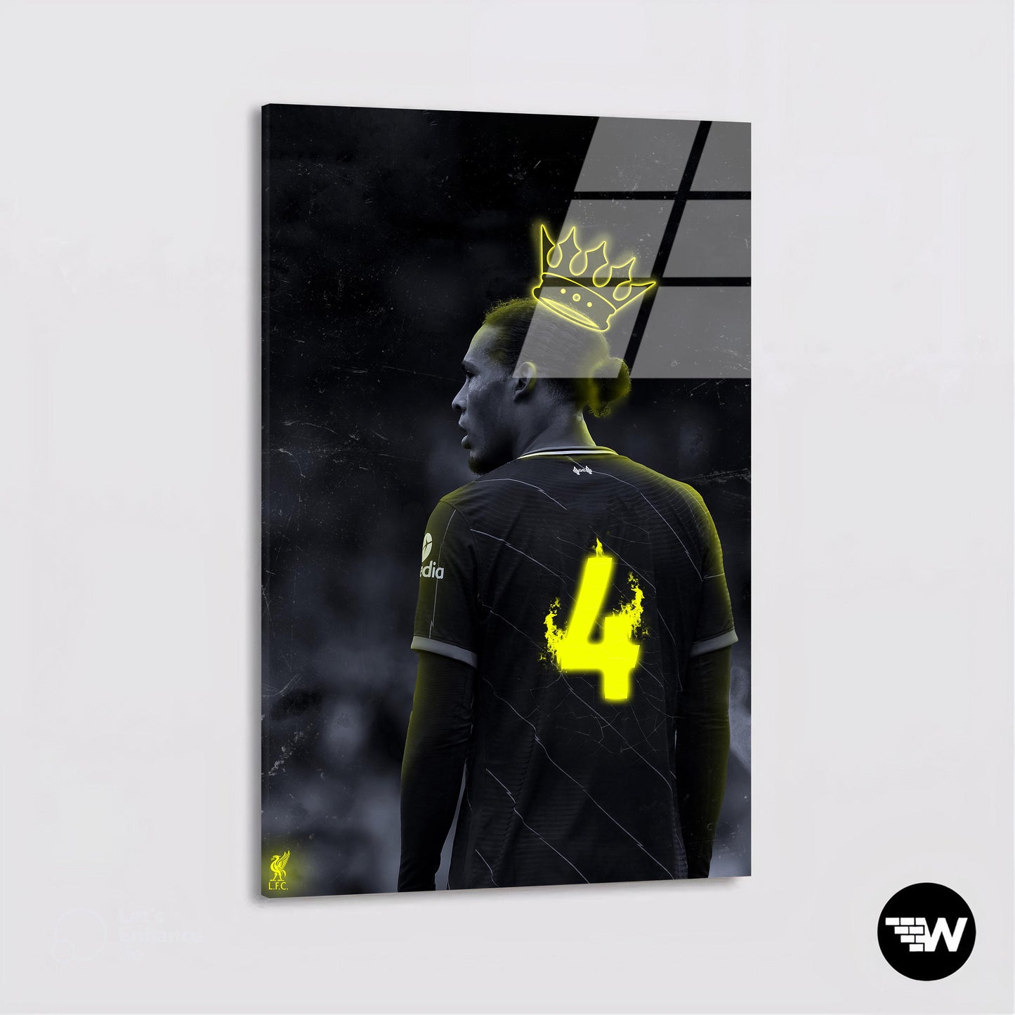 Van Dijk Crowned - Soccer - Glass