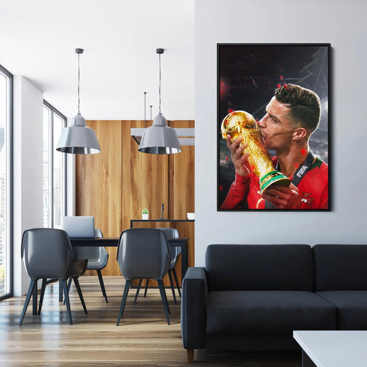 Ronaldo World Cup Victory - Soccer - Poster