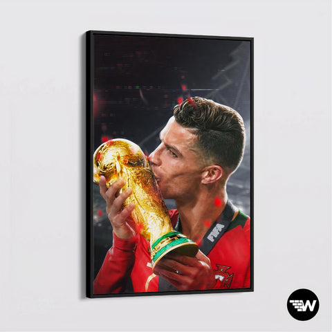 Ronaldo World Cup Victory - Soccer - Poster