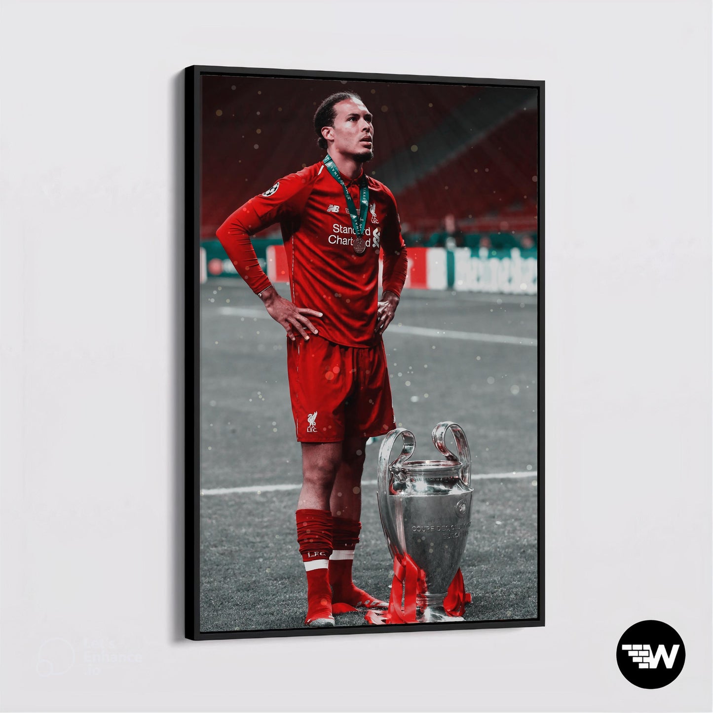 Van Dijk Champions League - Soccer - Poster