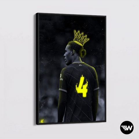 Van Dijk Crowned - Soccer - Poster