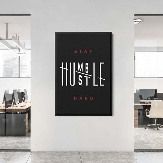 Hustle & Humble - Canvas